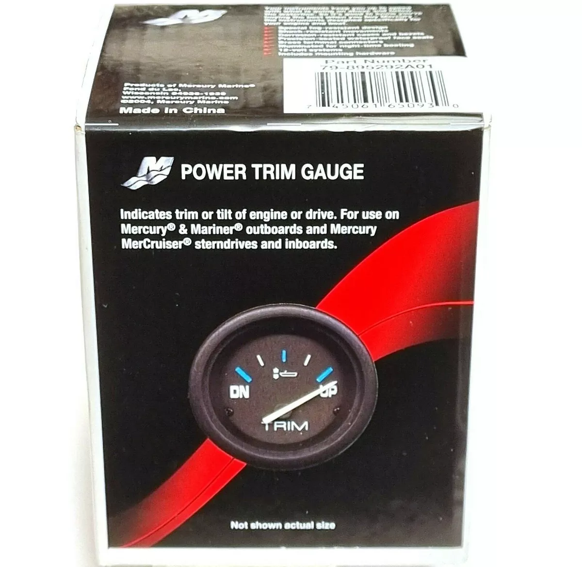 Mercury Trim Gauge - MerCruiser - Outboard - Quicksilver - 79 