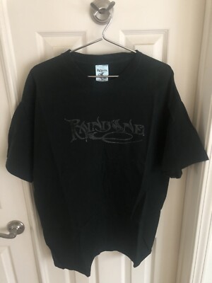 Rainbone Faded Rockstar Blue Extra Large Short Sleeve T Shirt Fast Shipping NEW