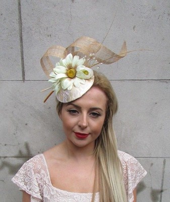 cream hats for ascot