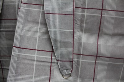 NB745 Paar Dreams & Vorhänge Vorhänge Vorhänge & Raffbänder Verdunkelung 66 x 70'' Tropfen Grau Neu