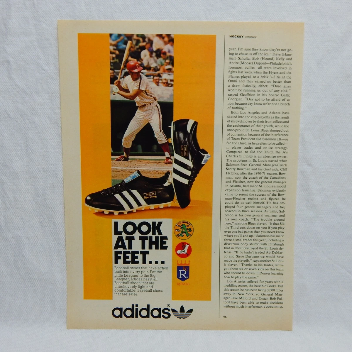 vintage adidas advertising