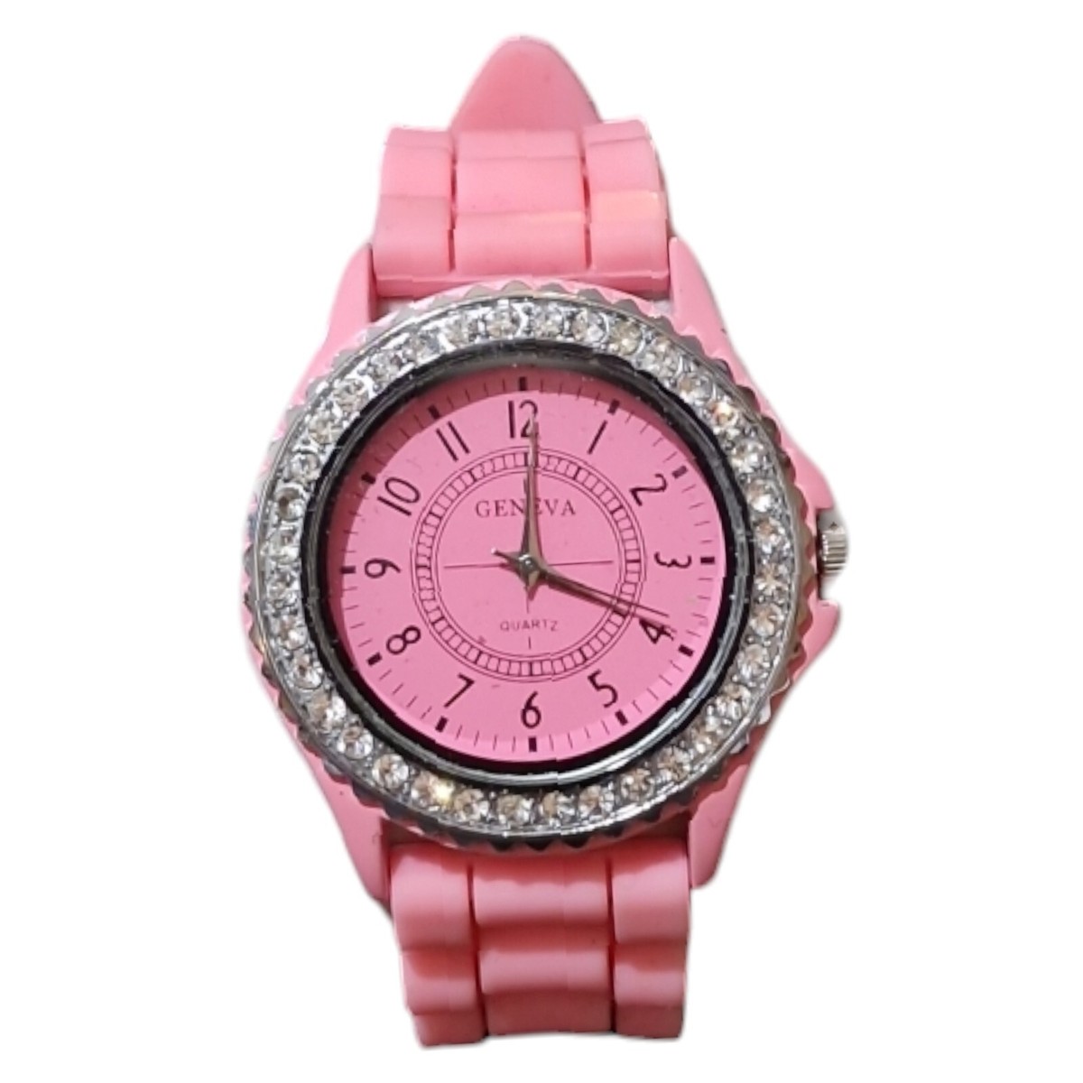 Womens Watches Geneva Quartz Watch Stainless Steel Back Geneva