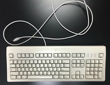 Apple Design extended keyboard with cord. Vintage