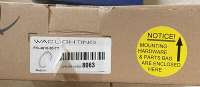 WAC Lighting 10in LED Round Low-Profile Flush Mount 3000K in Titanium