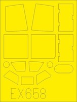MW22 Eduard EX658 YAK-1B 1/48 Mask For Zvezda
