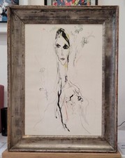 Ernesto Treccani Litografia 50 x 70 Figura