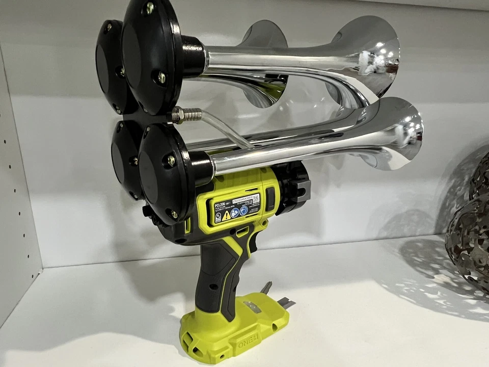 Ryobi 18v  Quad Air Train Horn (chrome version) - Image 2 of 4
