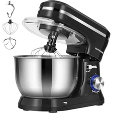 Kitchen Food Stand Mixer 4.75QT 8-Speed Dough Mixer Blender Stainless Steel Bowl
