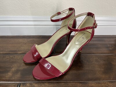 Bandolino Womens Heeled Sandals in Red patent US SIZE 9M