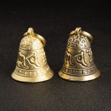Tinkle Puppy Cat Bells Collar Bell Craft Bead with Split Ring Brass