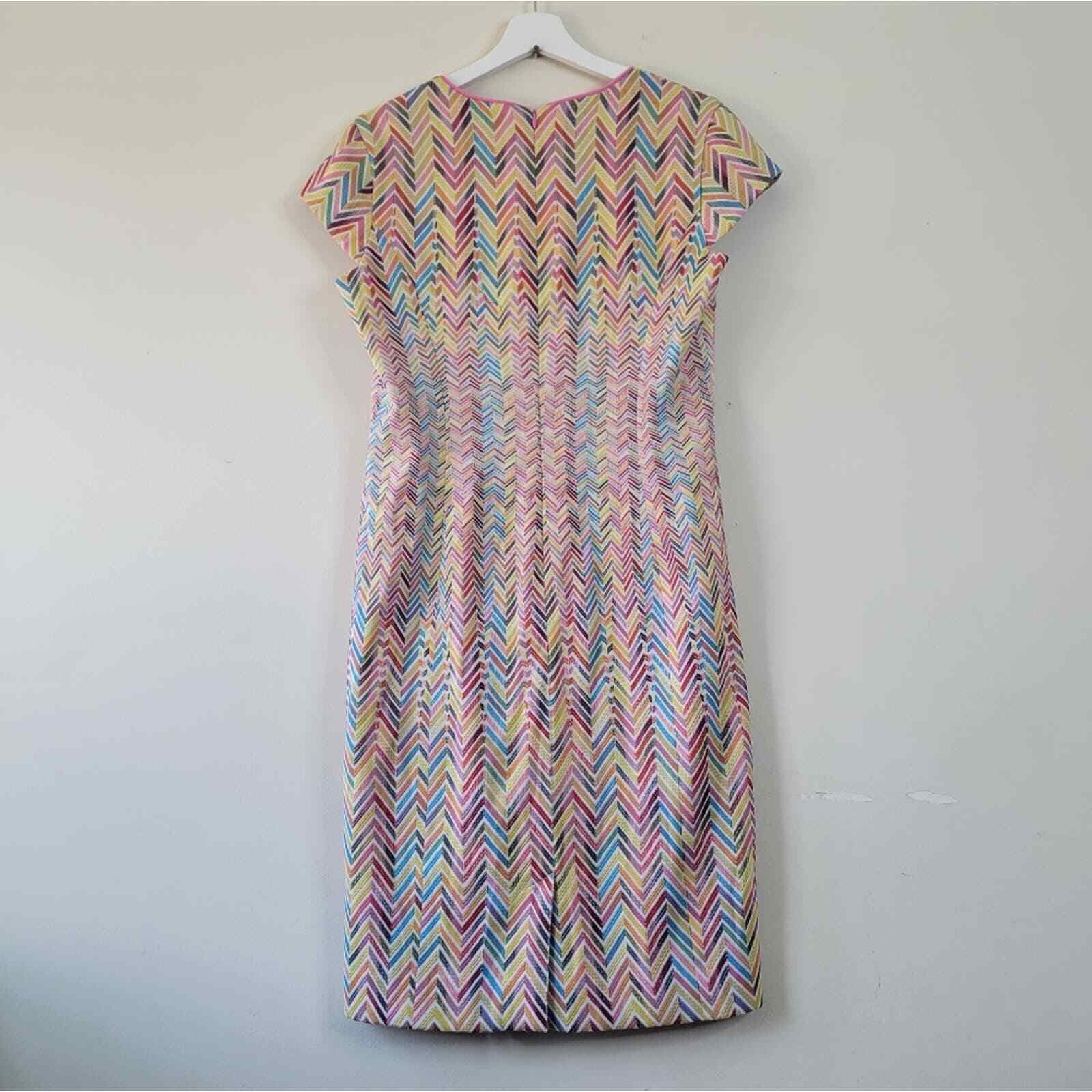 Etcetera Frequency Multicolored Herringbone Sheat… - image 2