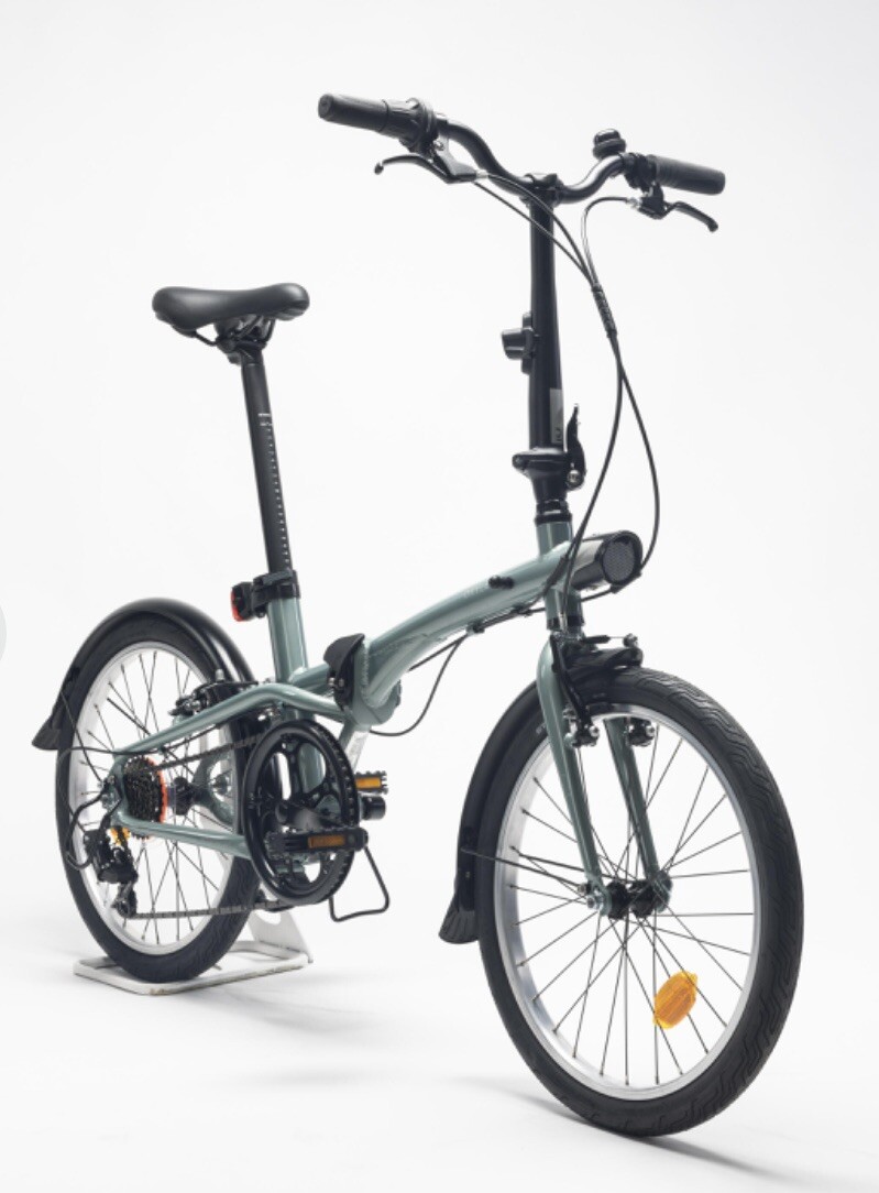 Btwin Folding Bike. Tilt 500. Chlorophyll green Folding Bikes 4U