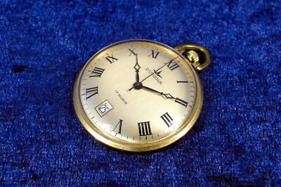 DUGENA 17 Rubis Taschenuhr, Frack Uhr, PUW Kaliber 561 Dugena