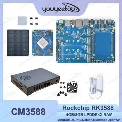 CM3588 NAS Kit Computing Module Rockchip RK3588 SoC Development Board On-board P