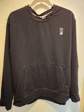 XL Reebok Men  s Fleece Logo Sweatshirt Pullover Casual Pockets