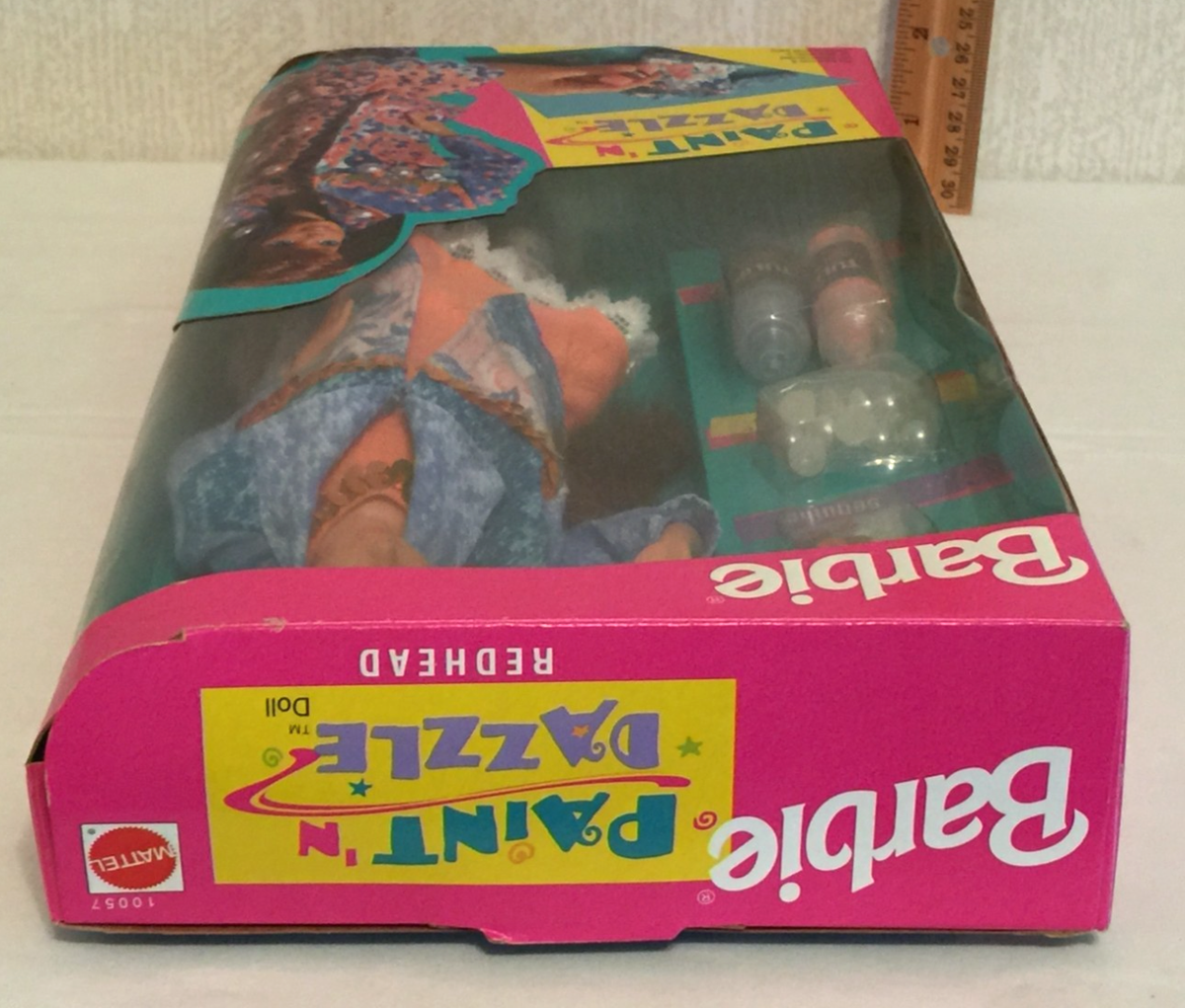 1993 Mattel PAINT'N DAZZLE Barbie #10057 - REDHEAD - NIB (C11) | eBay