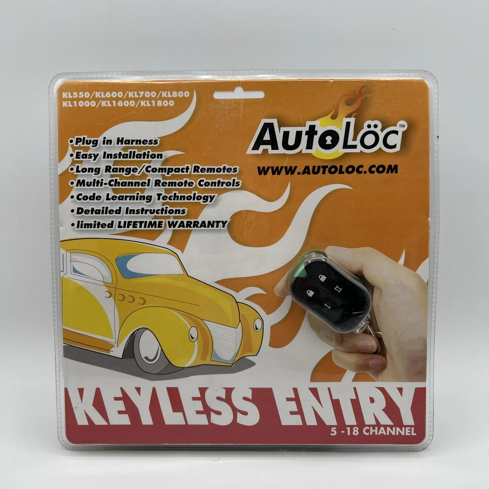 Auto Loc Keyless Entry 5-18 Channel NOS Brand New Sealed Rar