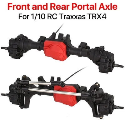 MARKENLOS Portal Axle Vorne Hinten Achse Differentialsperre für Traxxas TRX4 1/10 RC Car