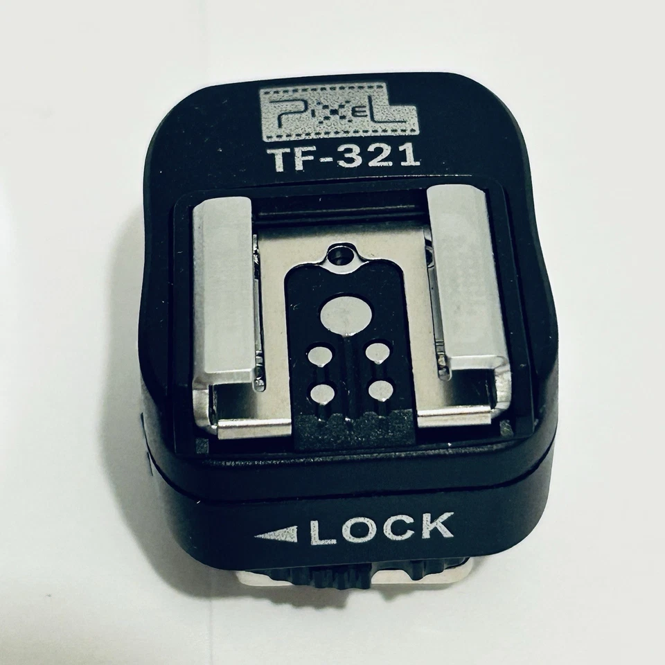 Pixel TF-321 Hot Shoe Converter Adapter W/ Extra PC Sync Port For Canon DSLRS - Image 2 of 4