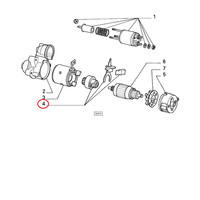 Anlassermotor Fiat Palio Punto Marea Original 9947961 Oe/Oem