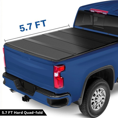 #ad 5.7FT FRP Hard Tonneau Cover Quad Fold For 2009 2026 Dodge Ram 1500 Truck Bed $365.53