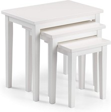 Julian Bowen Cleo Nest of Tables, White