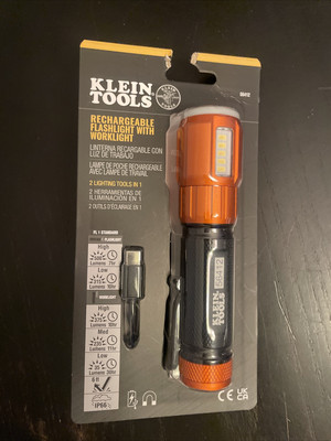 Klein Tools 56412 | Rechargeable LED Flashlight with Worklight