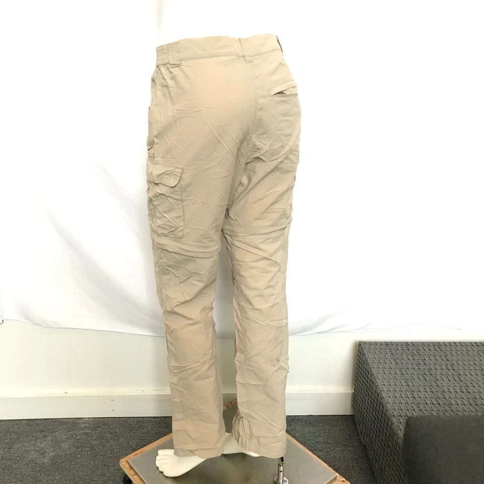 Pantalones convertibles Columbia Titanium para mujer con cremallera caqui talla M Foto 4 de 4