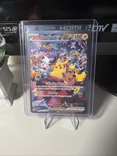 Carta Pokemon Pikachu ex SIR 150/128 30° Celebrazione Inglese Ottime Condizioni