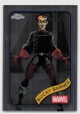 2025 Topps Chrome Marvel #124 Bucky Barnes Base