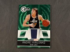 2010-11 PANINI CERTIFIED ANDREI KIRILENKO MATERIALS GREEN PRIME JERSEY PATCH 5/5