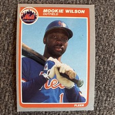 1985 Fleer - Mookie Wilson #95