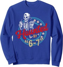 Skeleton And Pumpkin Halloween Costume Design Unisex Crewneck Sweatshirt