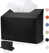 Disposable Hand Towel Box Cover Compatible with Kleenex Black-1 Pack