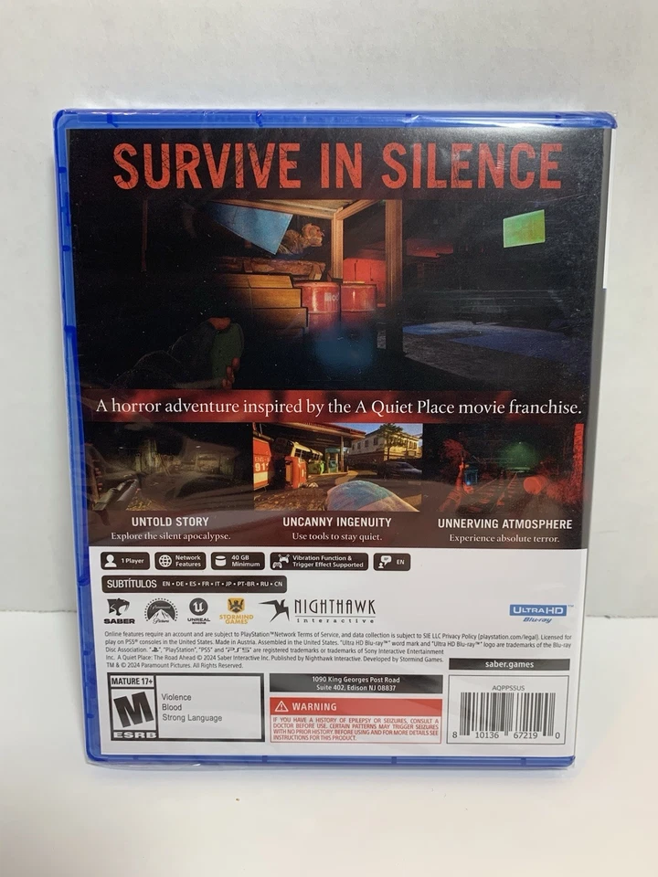 A Quiet Place: The Road Ahead - PS5 - BRAND NEW SEALED 💥 - Image 2 of 3