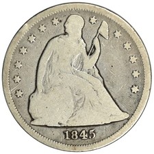 DOLLAR LIBERTY ASSIS 1845 ~ BEAU PROBLÈME SANS BON+ !