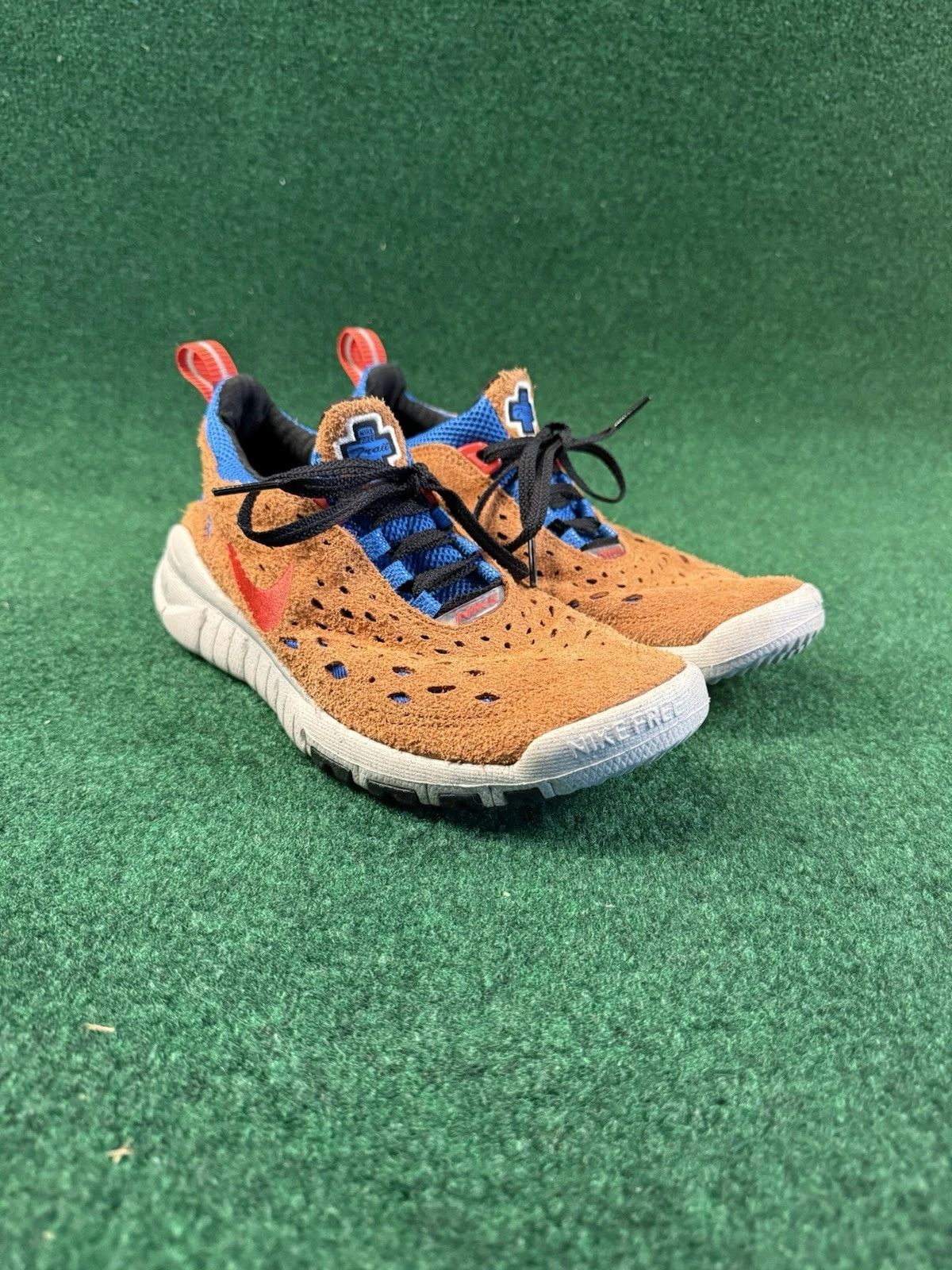 Nike Free Trail 5.0 Men’s Size 7 Shoes Dark Russet Blue Nebula Sneakers