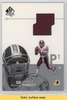 2002 SP Authentic Threads Patrick Ramsey #AT1-PR READ n8a