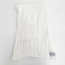 R&D.M.Co- Random Stripe Scarf stole white 5-0615M◎