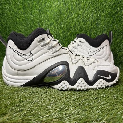 シューズ(男性用) Nike AIR ZOOM FLIGHT 5 27.0 Nike Air Zoom Flight Five 5 Jason Kidd White Black Size 14
