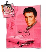 Elvis Presley Pink Cadillac Throw Blanket, 50" x 60"