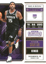 2018-19 Panini Contenders Draft Picks #50 Vince Carter Sacramento Kings HOF