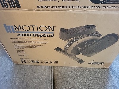 Stamina InMotion E-1000 Center Drive Elliptical Trainer (Open BOX) 55-1610B