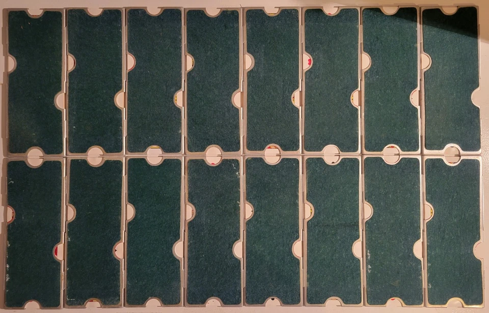 16 Duplicate Bridge Boards Metal Vintage Quality - Image 2 of 4