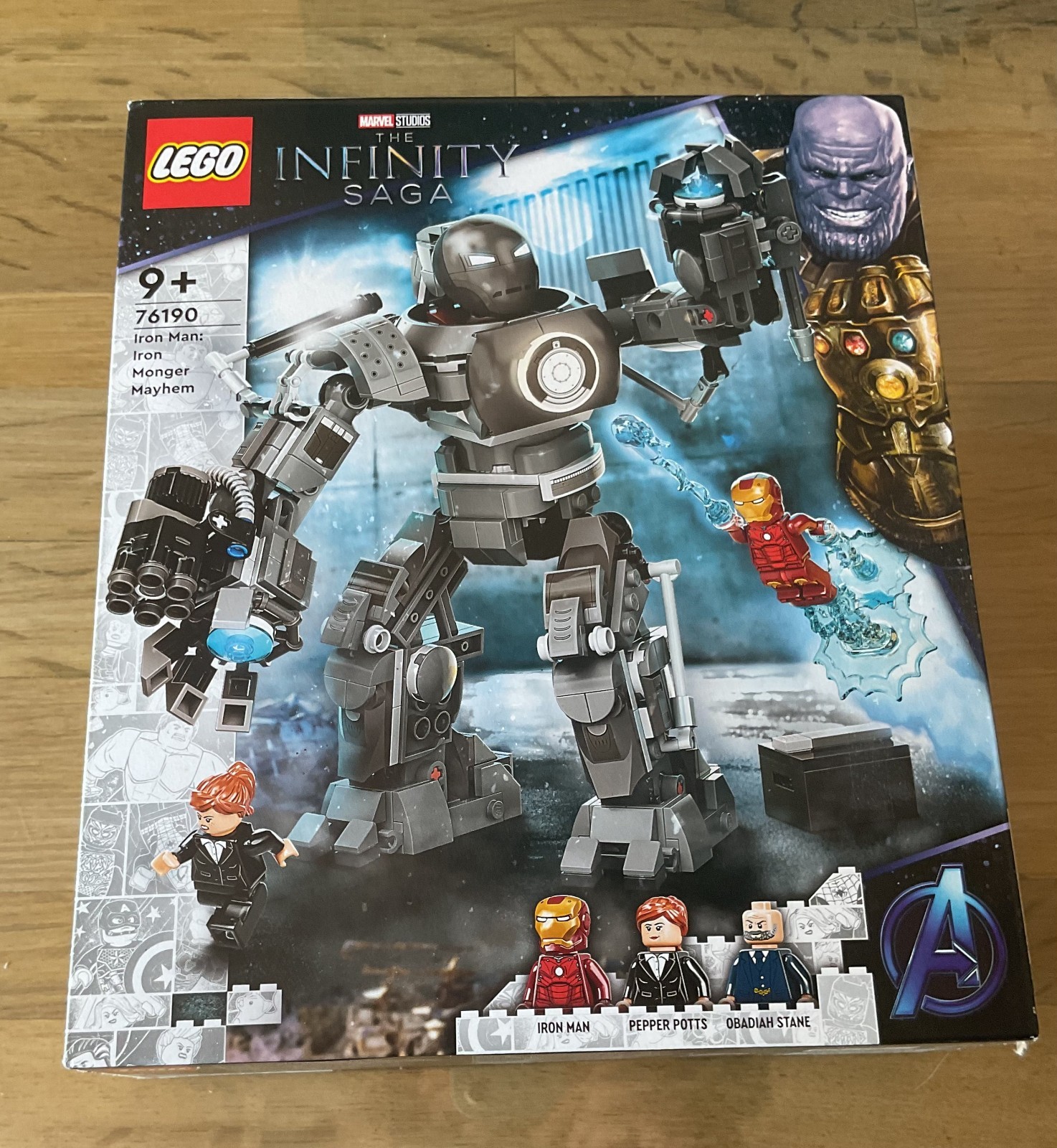 LEGO Marvel 76190 L'Armure d'Iron Monger Set de Construction Avengers Neuf