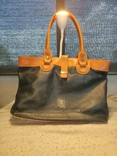 VTG I Medici Firenze Shoulder Bag Leather  Hand Made In Italy, Excellent Patina 