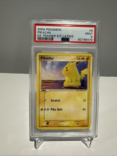 Pikachu graded PSA 9 for sale on eBay