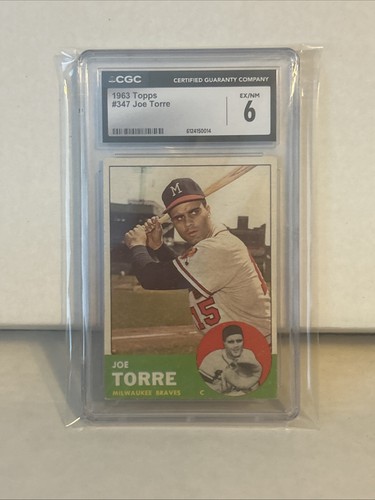 1963 Topps Joe Torre #347 card
