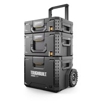 ToughBuilt TB-B1S3-B-70R StackTech® 3 Piece Rolling Wheeled Toolbox Case Set