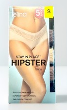 Felina Women's Small Stay In Place Hipster Panties 5 Pack - New